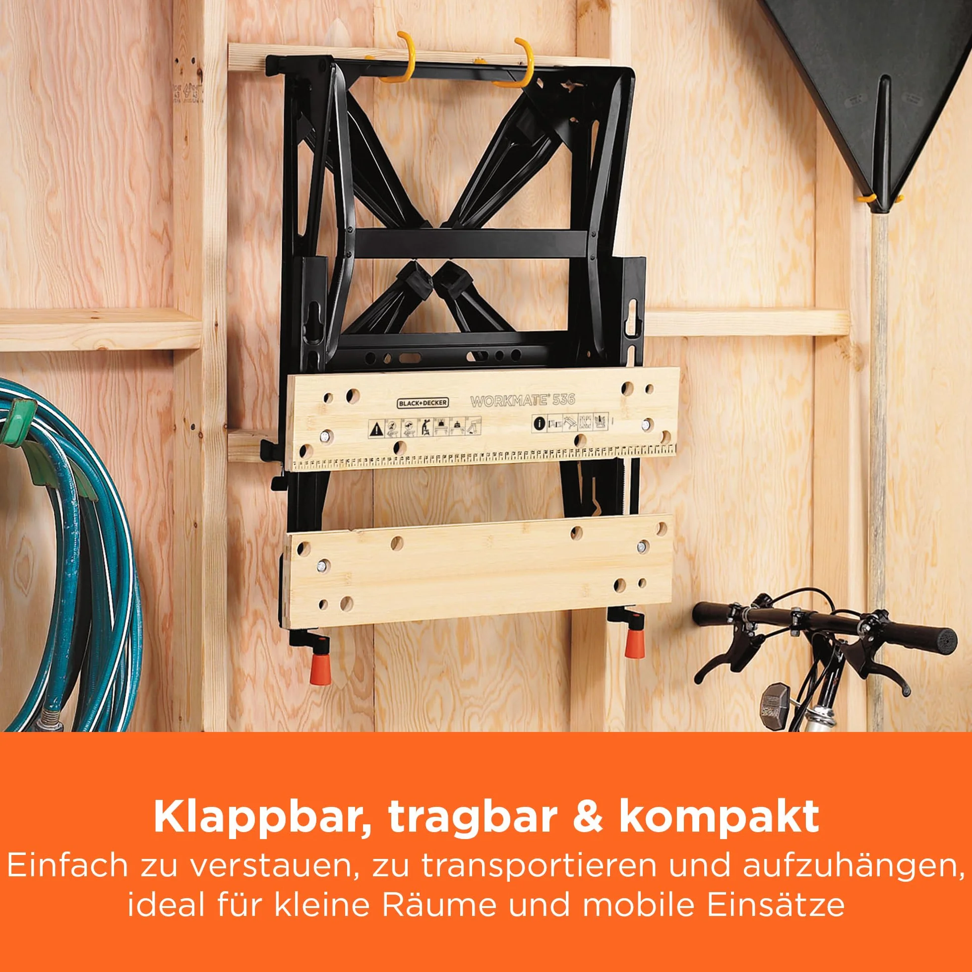 BLACK+DECKER Stół warsztatowy WM536 160 kg 25x61 cm