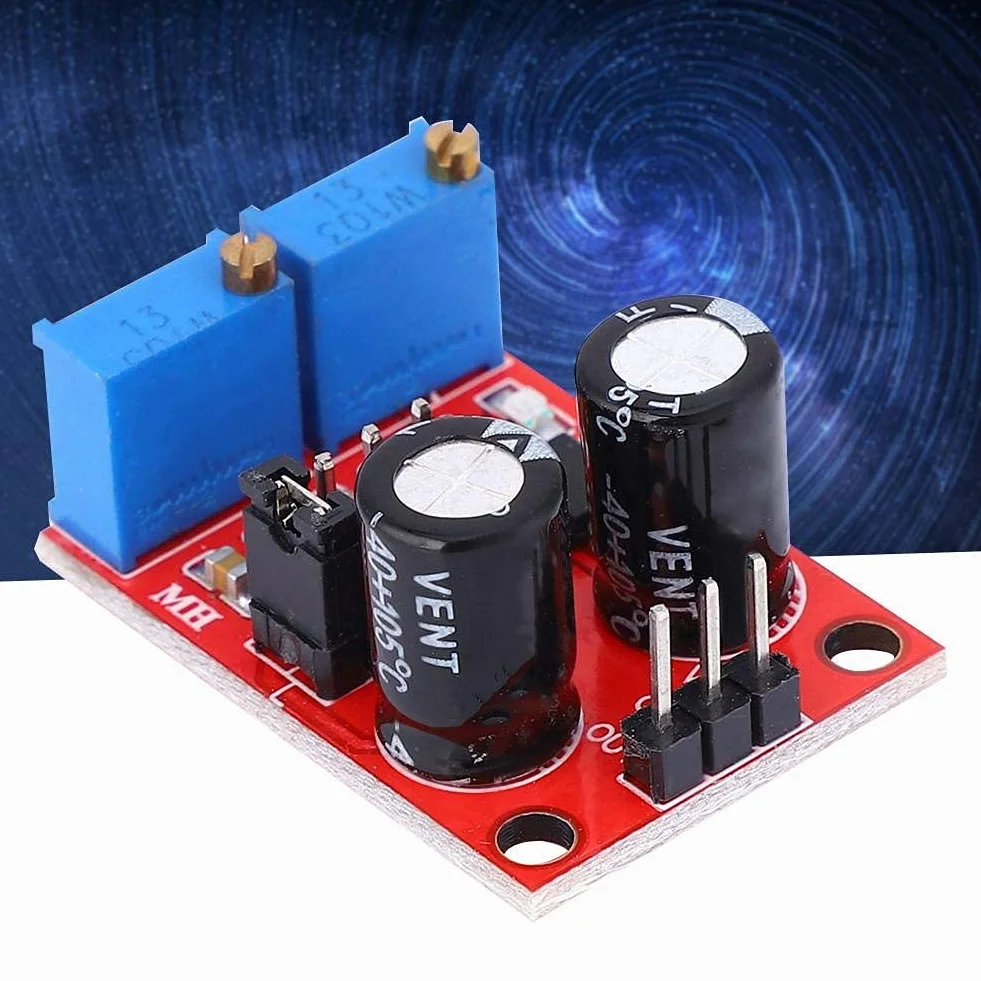 NE555 Hochpräzises Rechtecksignalgenerator-Funktionsmodul mit einstellbarer Pulsfrequenz(5pcs)