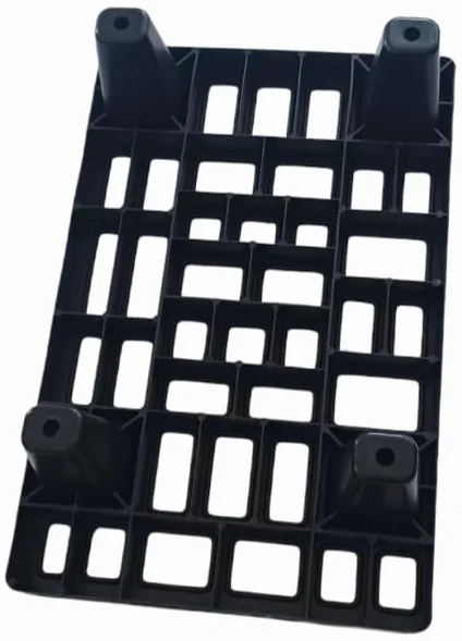 PALETA PLASTIKOWA 60x40 | AŻUROWA CZARNA | PPFL2