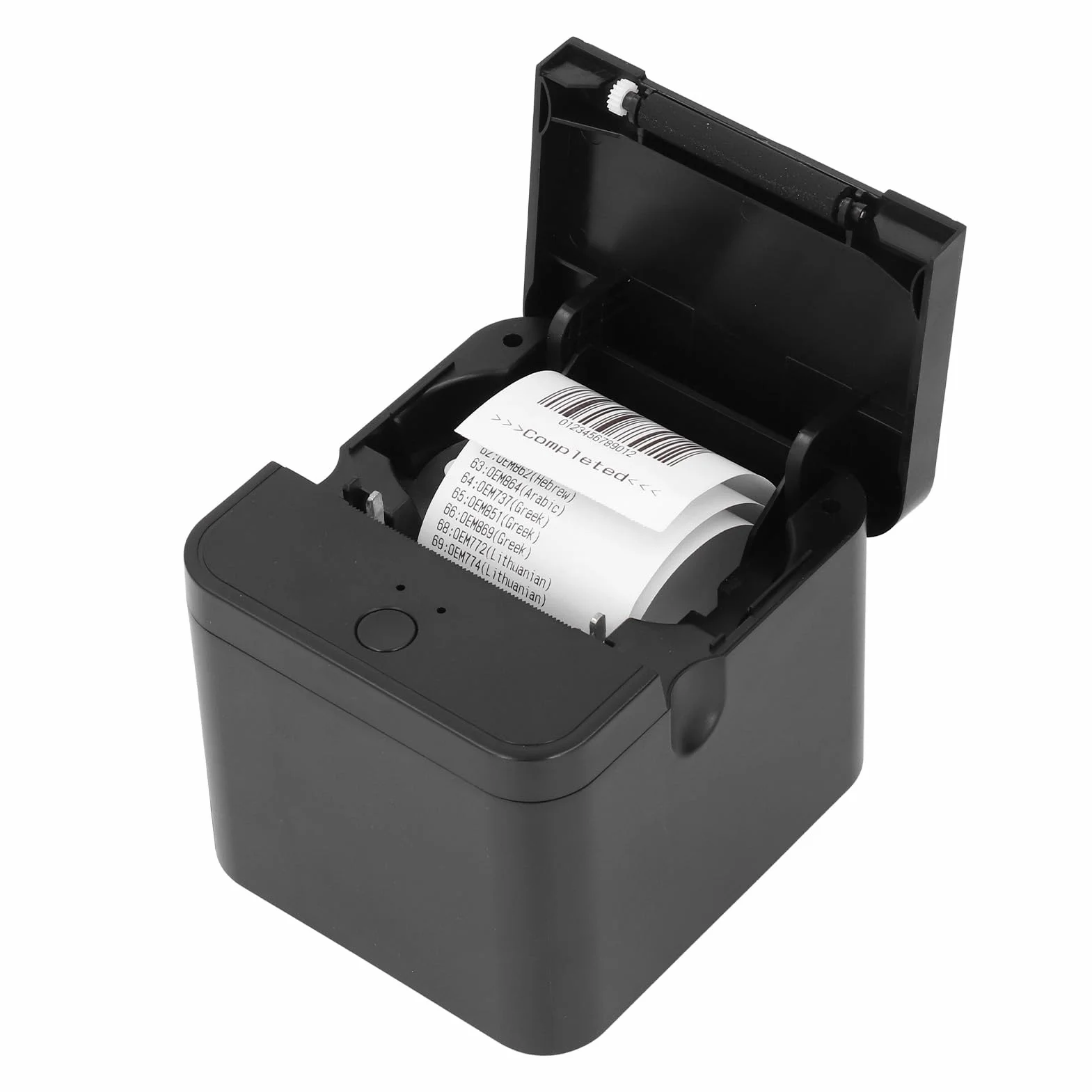 Drukarka POS, Termiczna Drukarka pokwitowań USB 58 Mm, Restauracyjna Drukarka Kuchenna z automatyczną obcinarką, Drukarka Etykiet USB dla Systemów Mac, Linux, IOS i