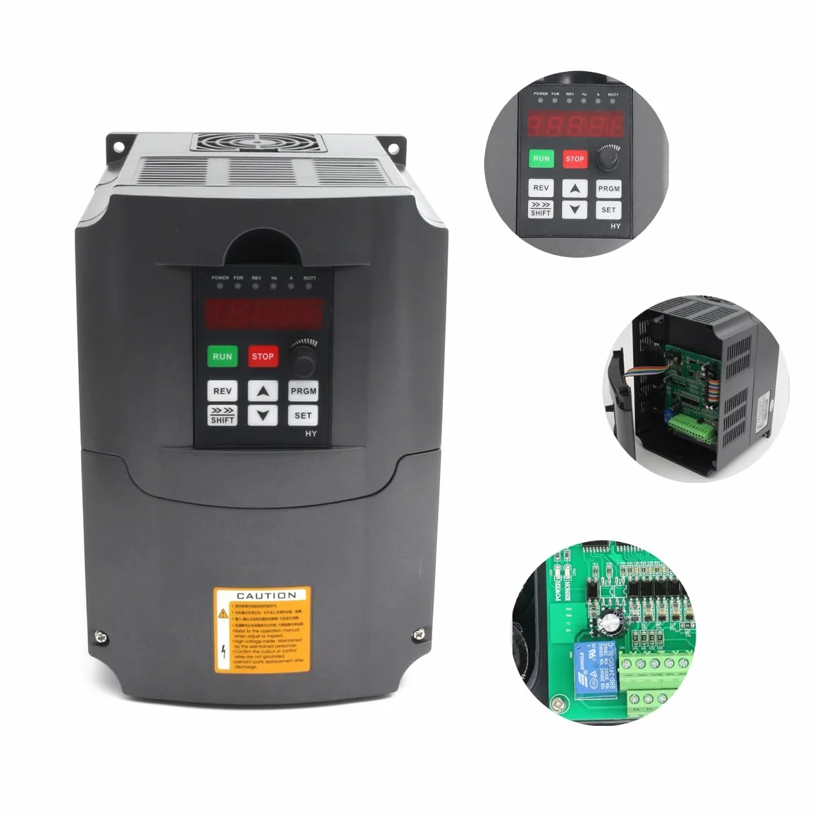 RATTMMOTOR 2,2 KW 220 V VFD falownik 3-fazowy przetwornik częstotliwości 2200 W CNC z kablem 2 m