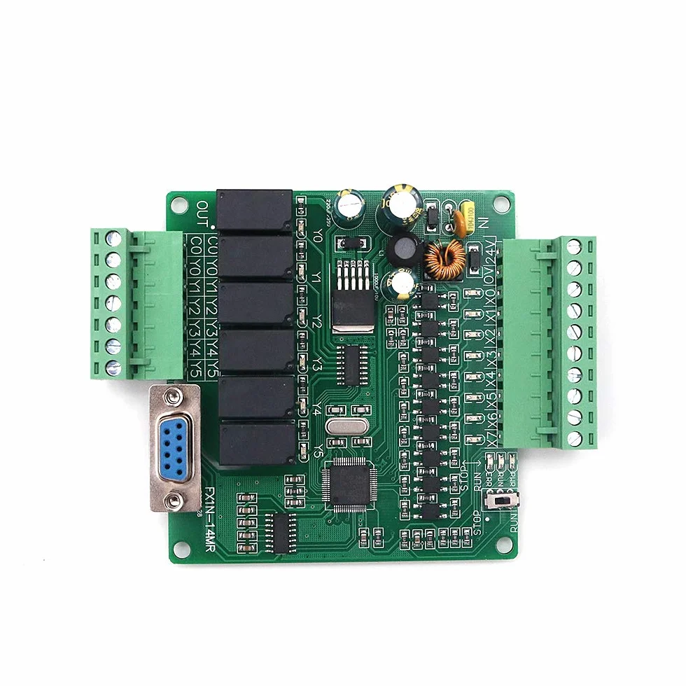 DollaTek FX1N-14MR PLC Przemysłowy Kontroler 24V Wyjście Przekaźnika