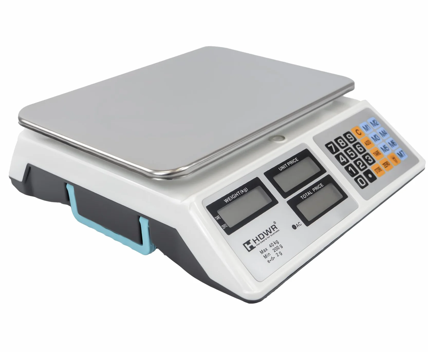 Waga sklepowa HDWR wagPRO-S40 40 kg 3 wyświetlacze 32x23 cm 2 g