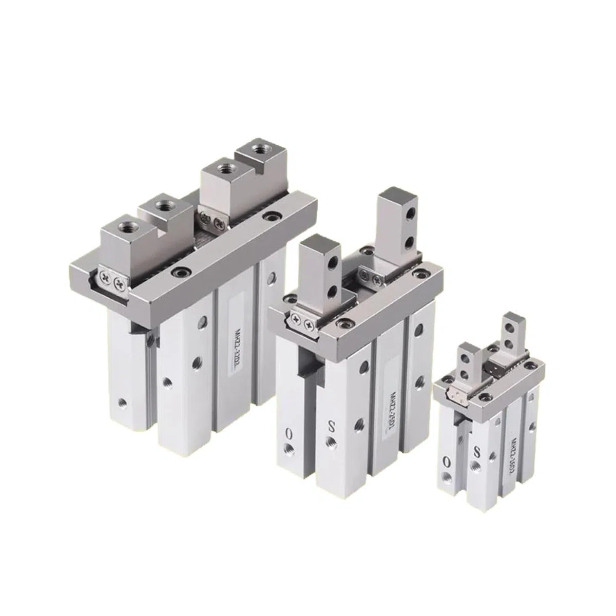 1 sztuka MHZ2 szczypce pneumatyczne równoległe z siłownikiem palcowym MHZ2-10/16/25/32/40D1/D2/D3, gwint boczny, zaciski aluminiowe(MHZ2-16D1)