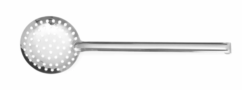 HENDI Łyżka cedzakowa Kitchen Line monoblok - średnica 90 mm, długość 370 mm