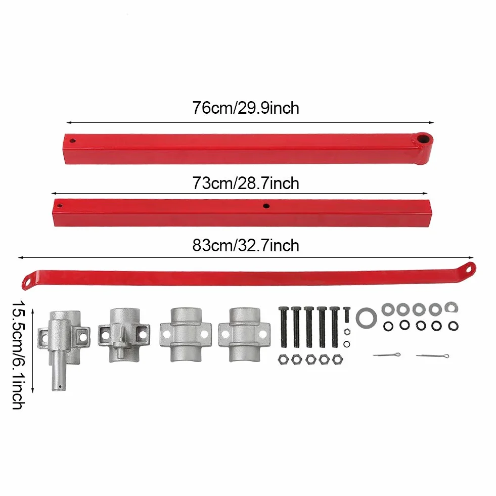 Ramię wychylne + uchwyt ścienny do 600 kg szubienica przy długości 75 cm lub 300 kg przy długości 110 cm pakiet do mocowania na ścianie, ramię podnośnika do warsztatów, centrów handlowych, garaży i