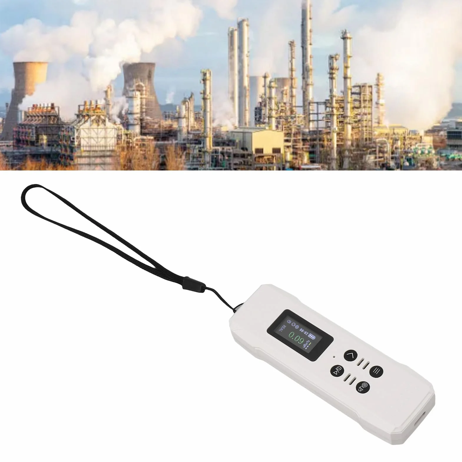 Detektor Promieniowania Jądrowego Licznik Geigera Dozymetr Rentgenowski Beta Gamma Monitor-miernik z Wyświetlaczem