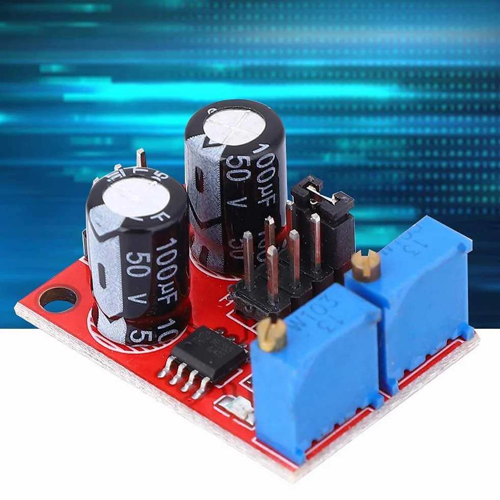 NE555 Hochpräzises Rechtecksignalgenerator-Funktionsmodul mit einstellbarer Pulsfrequenz(5pcs)