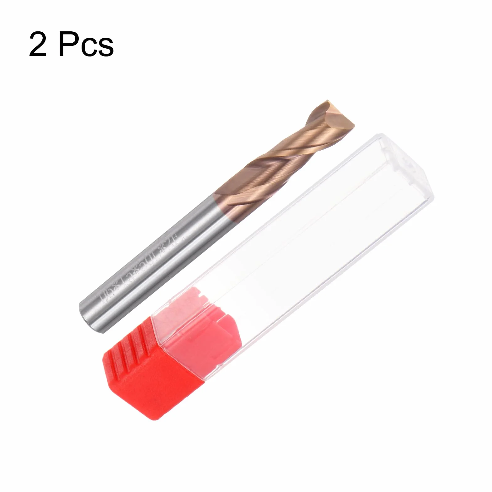 QUARKZMAN 2 szt. 6 mm średnica 6 mm trzpień frez z końcówką kwadratową 2 rowki HRC55 Frezy CNC Carbide CNC Frezy CNC Frez Frezowanie CNC Frez Frezowanie CNC Frezy CNC Frezy CNC Frez CNC