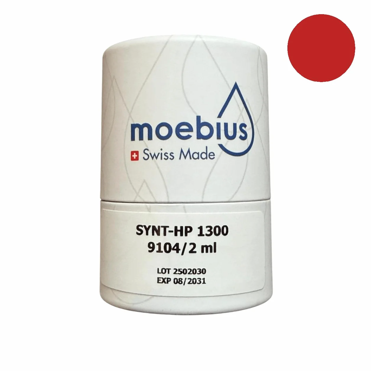Moebius 9104 SC 1300 Syntetyczny HP Oil mechaniczne zegarki 2 ml kolor czerwony