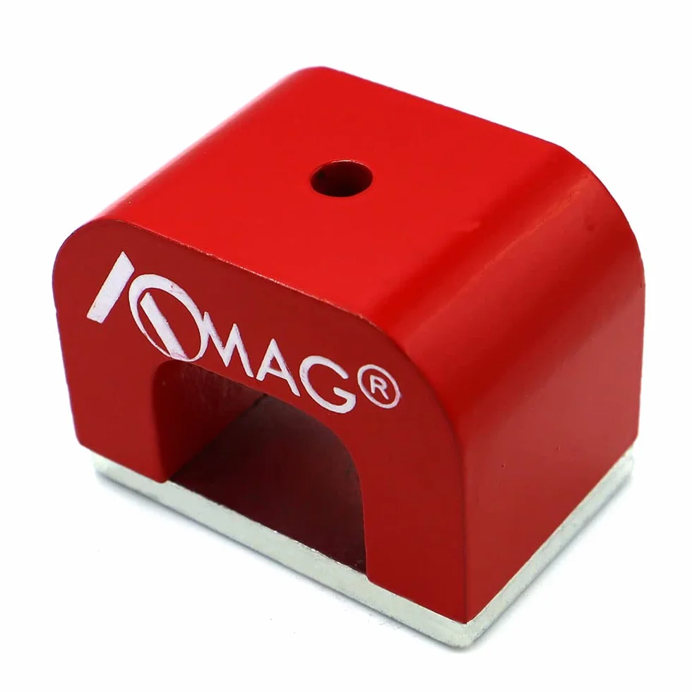 AOMAG® 30 lbs Red Cast Horseshoe Heavy-Duty Alnico Power Magnets for Education