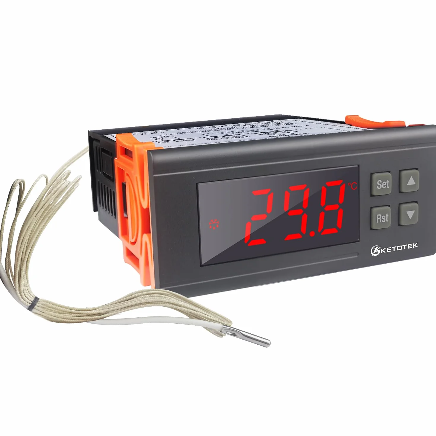 KETOTEK Regulator temperatury -30°C~300°C 30A KT8230 220V LED Cyfrowy Termostat