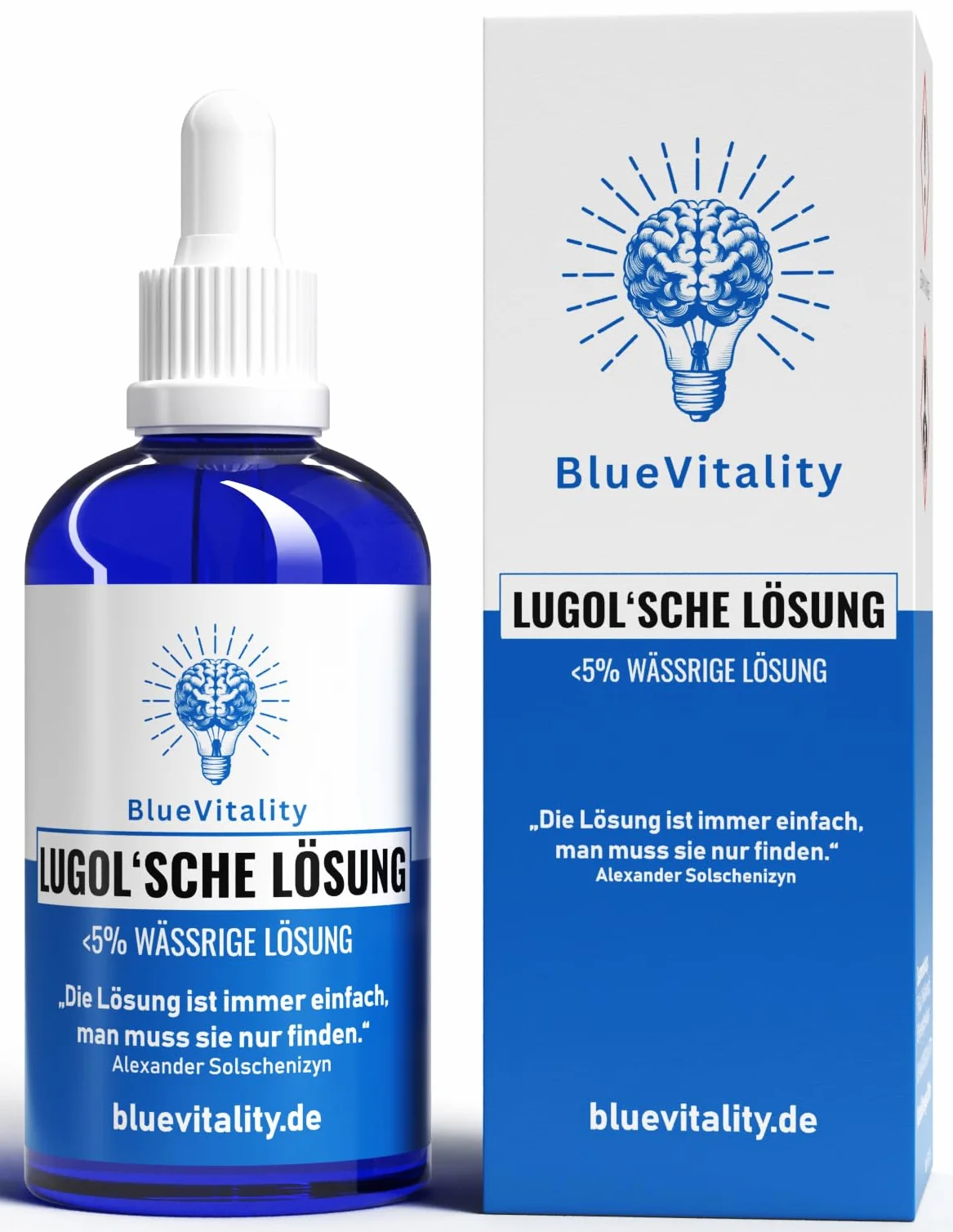 100 ml płynu Lugola 5% | Testowany i certyfikowany przez niezależne laboratorium | W zestawie pipeta | Jakość wyprodukowana w Niemczech