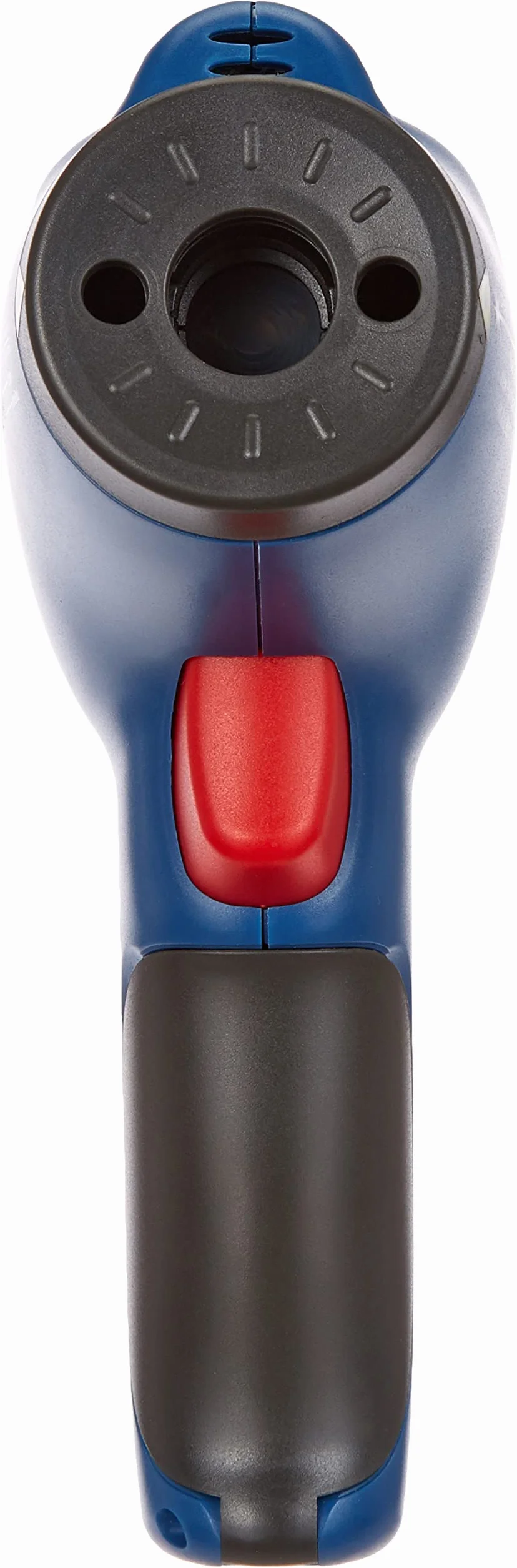 TFA Dostmann Detektor termometr na podczerwień z pomiarem punktu rosy i podwójnym laserem, niebieski, dł. 110 x szer. 72 x wys. 240 mm