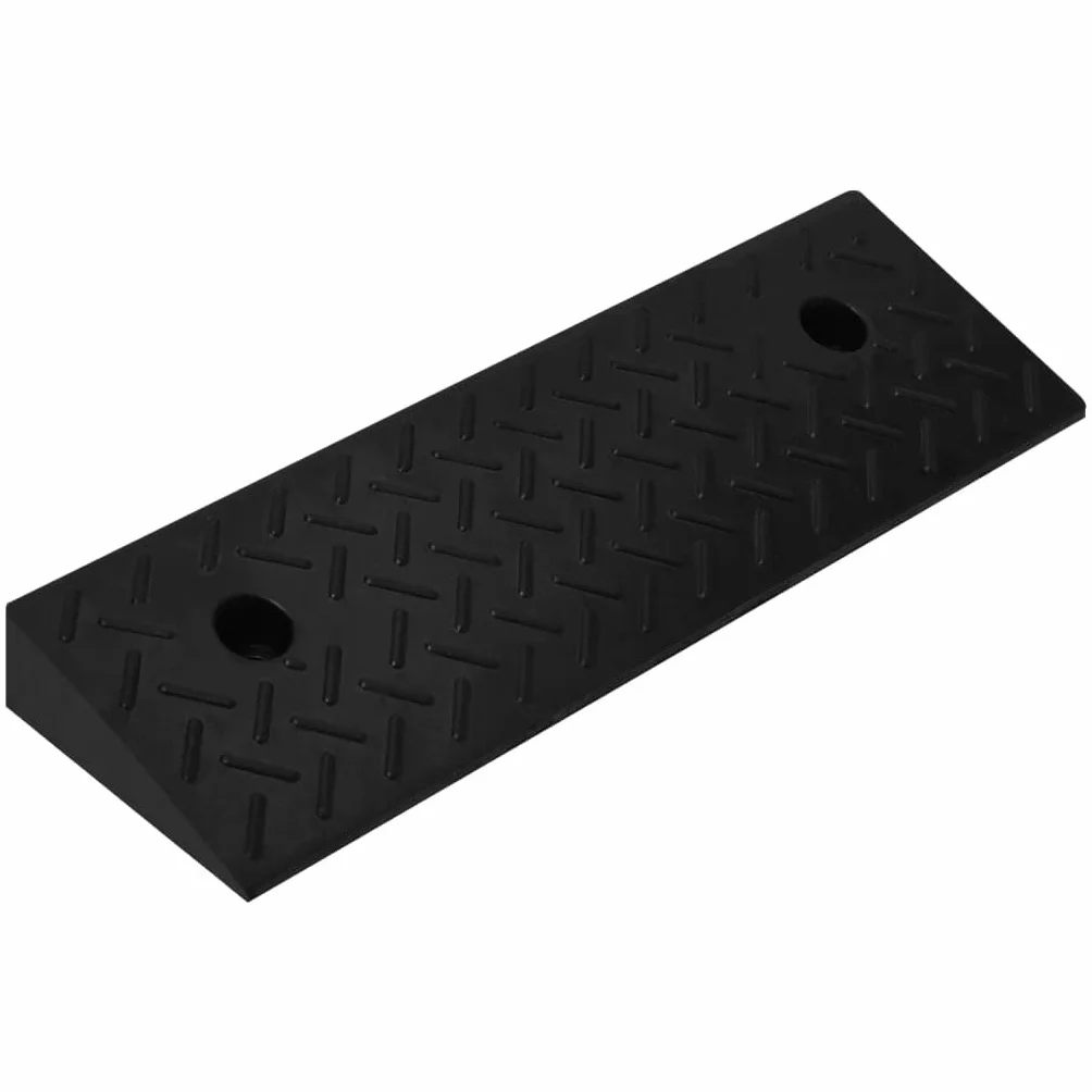vidaXL Najazdy krawężnikowe gumowe 2 szt. 50 x 17,5 x 5 cm