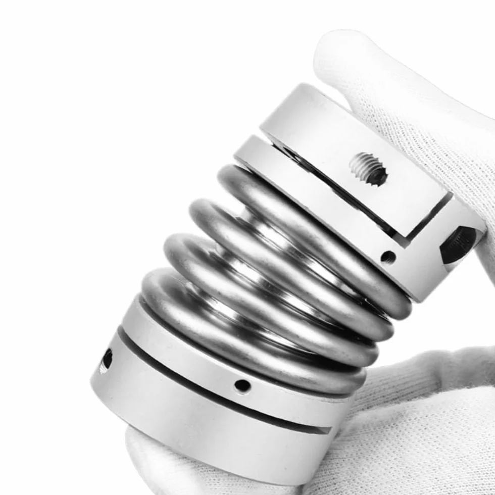 Giętka armatura 1 sztuka D30L43 złącze pęcherzykowe z aluminium ze stali nierdzewnej elastyczna śruba silnika kodującego o wysokim momencie obrotowym mocowanie wysuwne (10x14mm)