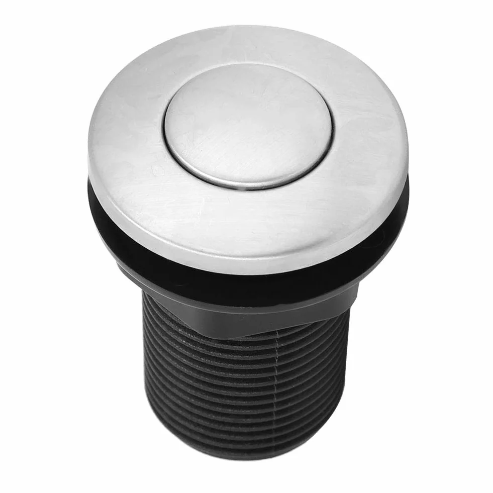 Przełącznik Powietrza Złom śmieci 32mm Przełącznik Powietrza do Disp Zestaw Węży Pneumatycznych Utylizacja wł./wył. Automatyczny Przycisk Samoblokujący
