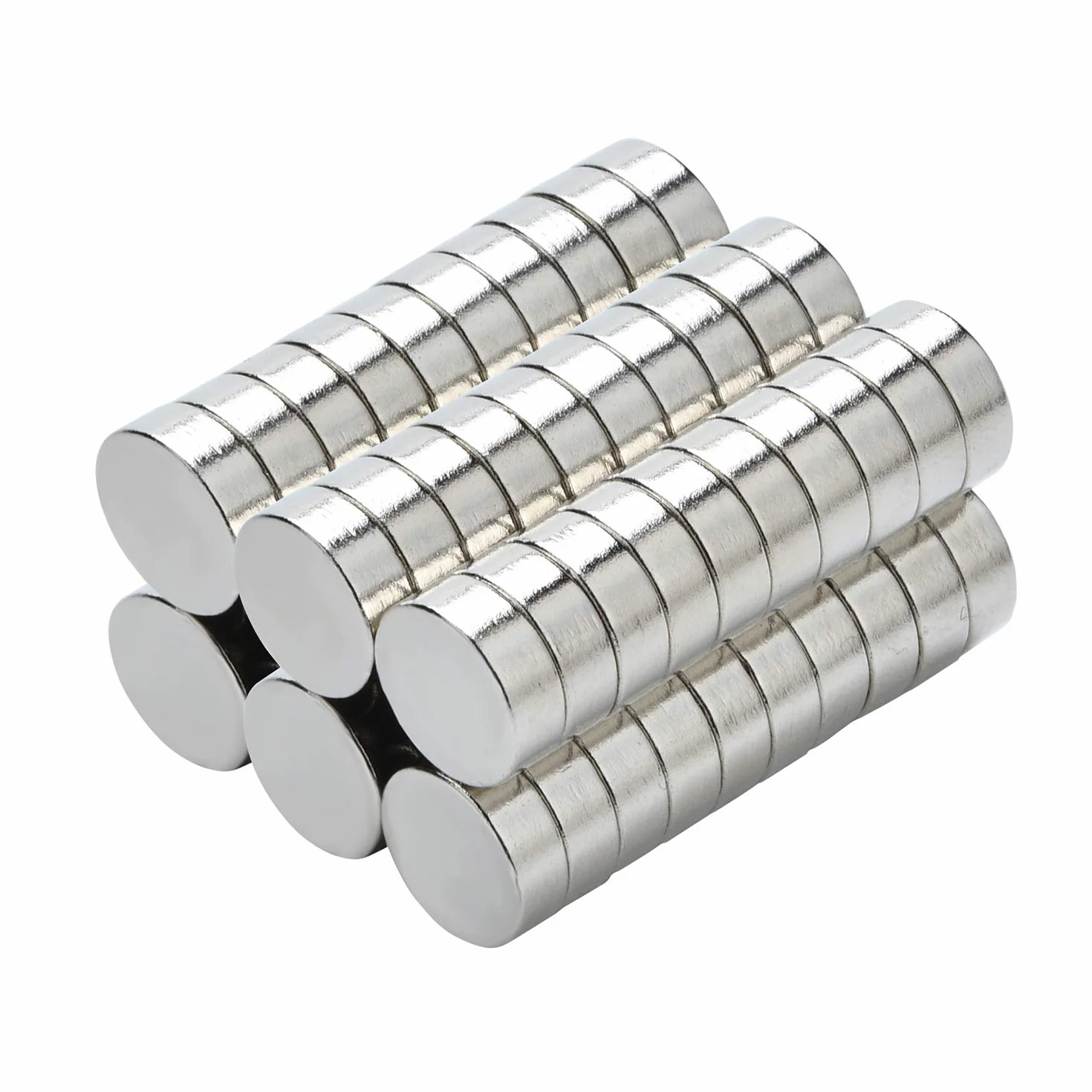 Yizhet Magnesy, 50 sztuk, bardzo mocne magnesy do użytku domowego, 8x3mm, do tablicy magnetycznej, suchościeralnej, korkowej, na lodówkę itd. (8 x 3 mm)