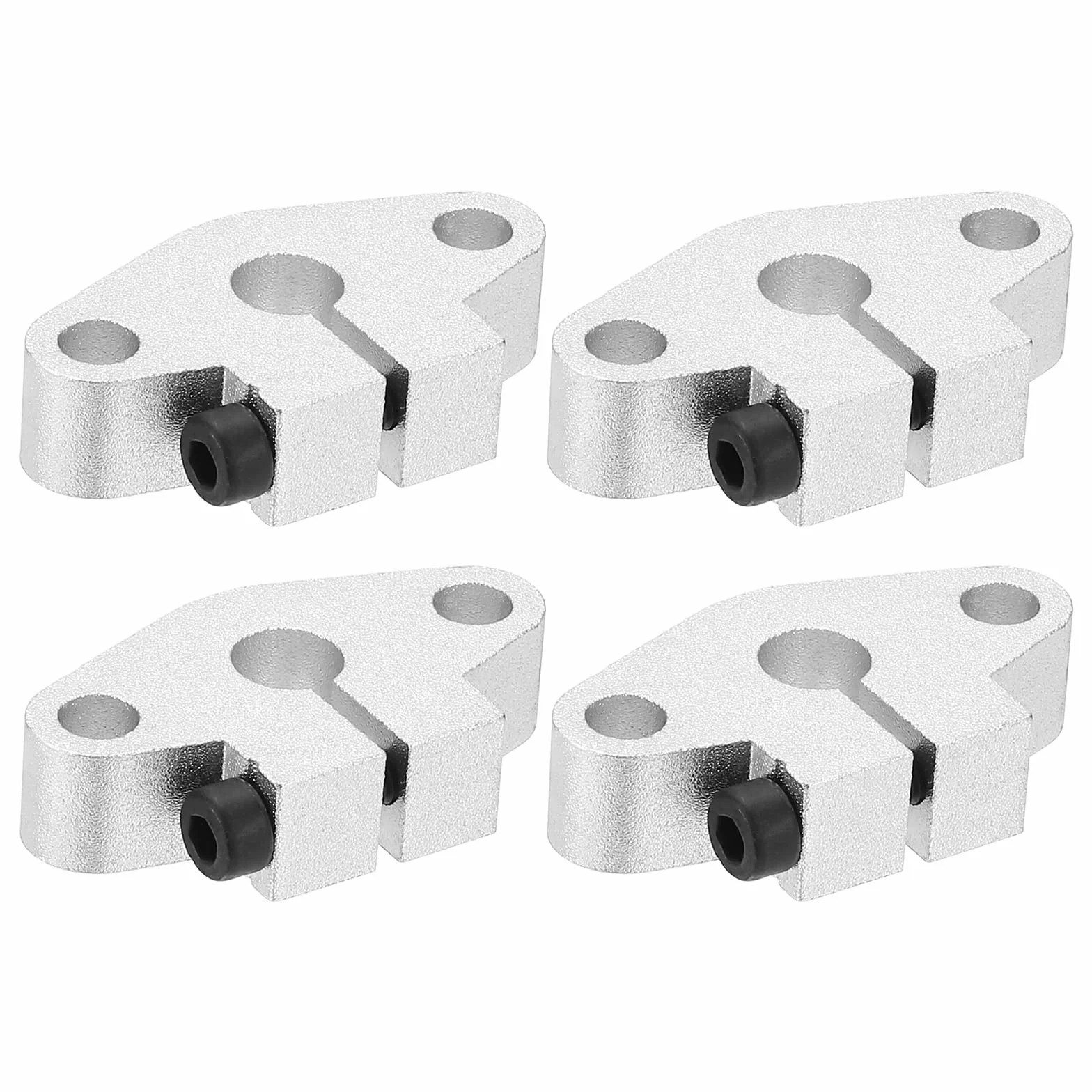 PATIKIL SHF10 aluminiowy ruch liniowy pręt szynowy uchwyt zaciskowy prowadnicy 4 szt. do 10 mm wału
