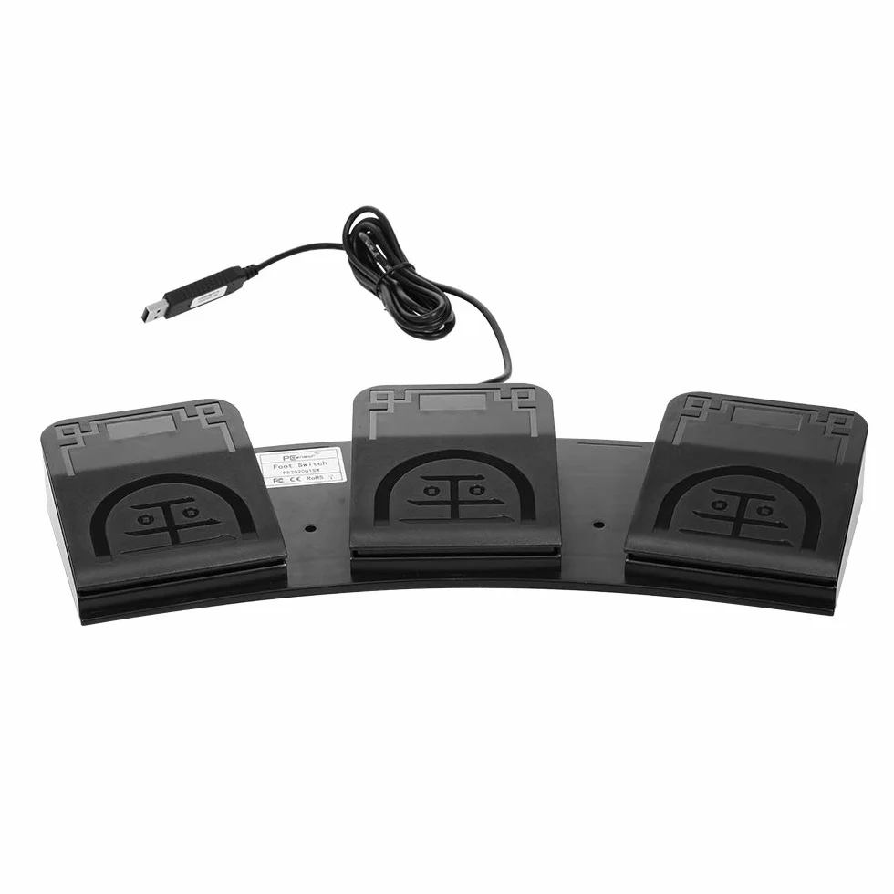 Docooler FS2020U1 przełącznik nożny USB, klawisz sterujący, niestandardowy akcji do urządzeń medycznych, instrumentów, komputerów, biura