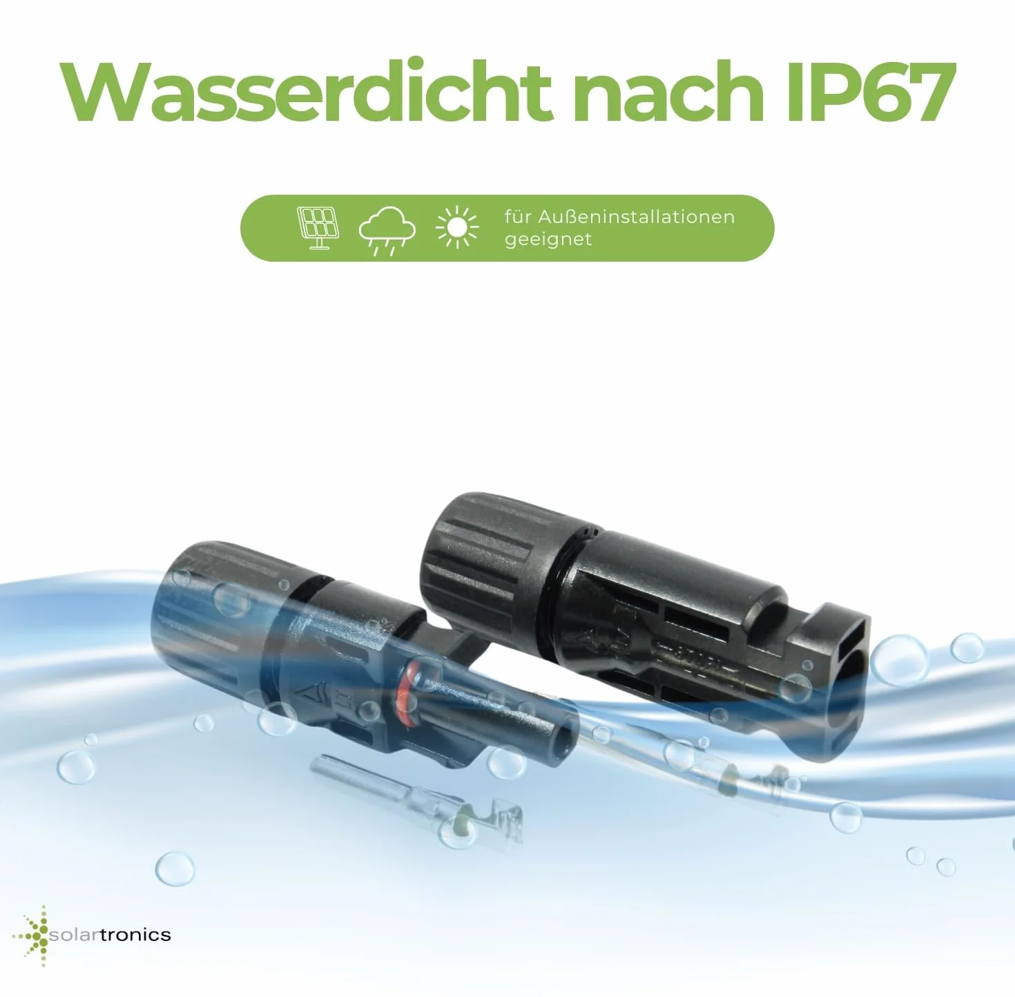 SOLARTRONICS Zestaw szczypiec zaciskowych IP67 do kabli solarnych 4-6 mm²