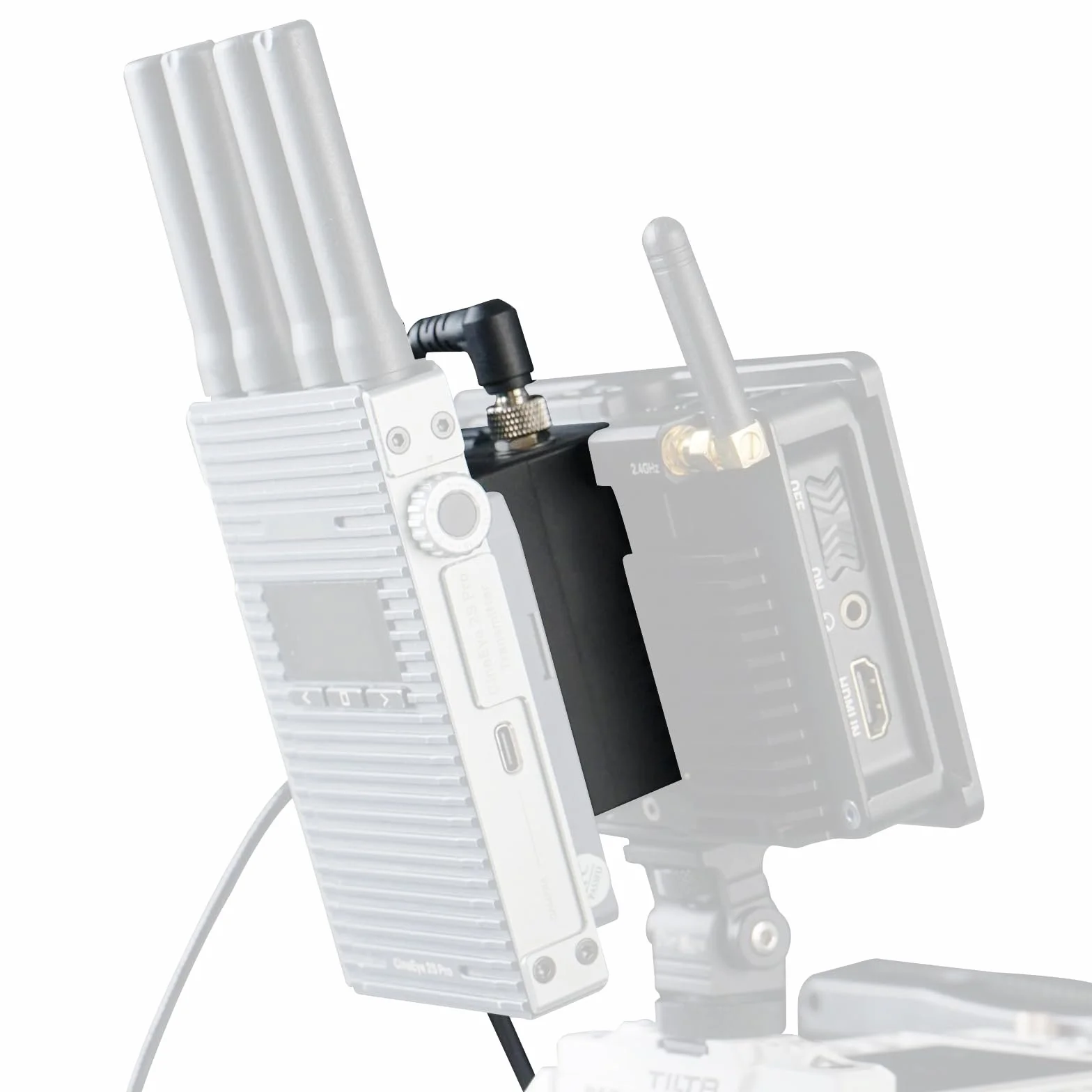 Portkeys BD1 Podwójny Moduł Zasilający Atrapa Baterii NP-F USB-C PD DC 8V D-Tap