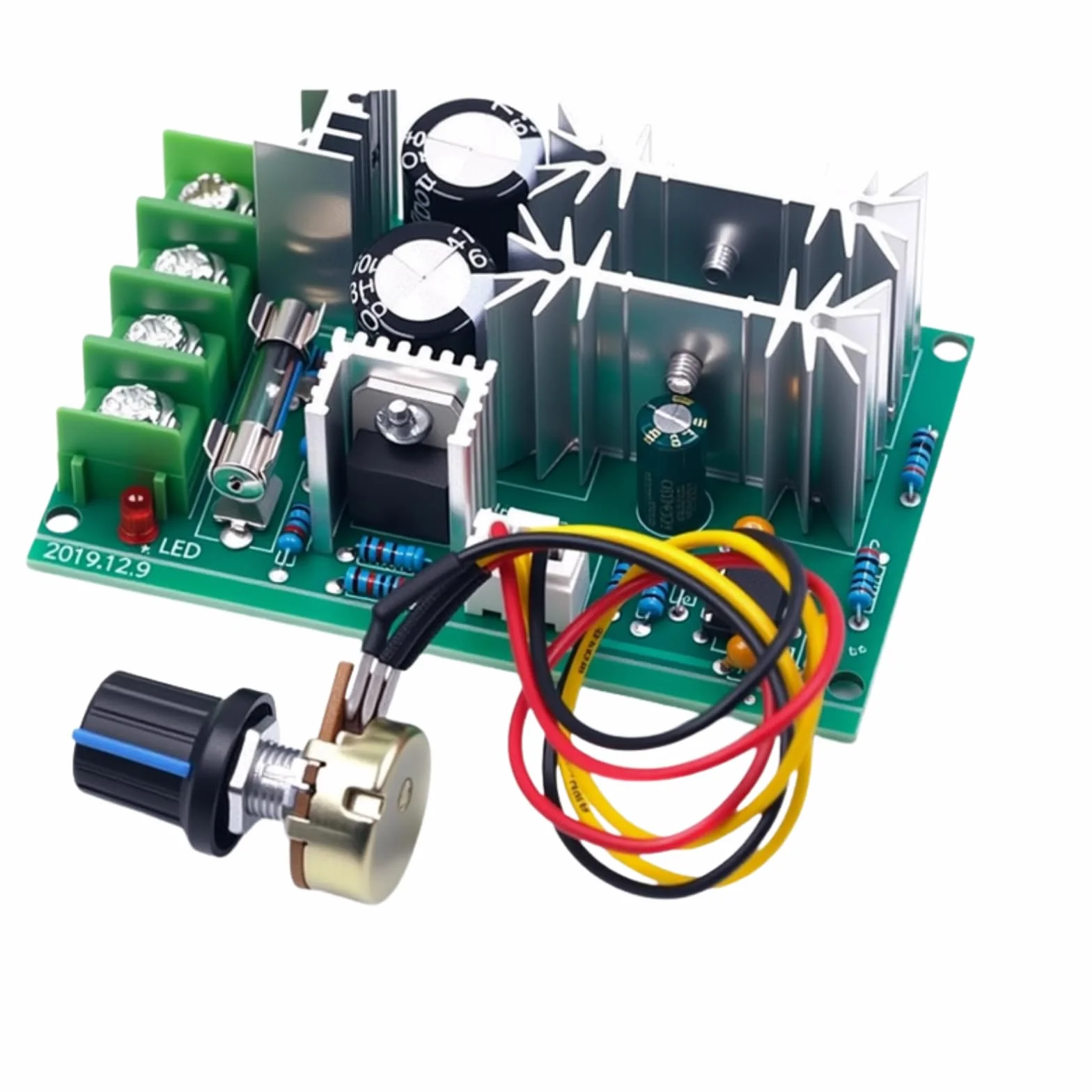 PWM DC sterownik silnika DC 10-60V 20A bezstopniowy regulator prędkości