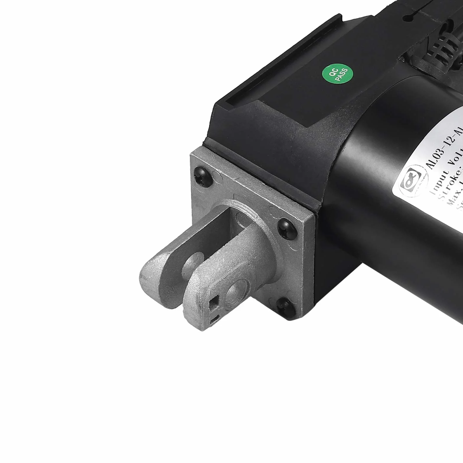 Justech Napęd liniowy DC 24 V Heavy Duty 6000N/1280 LBS 200 mm/8 cali liniowy napęd ruchu ze stopu aluminium do elektrycznych otwieraczy drzwi, automatycznych maszyn RV