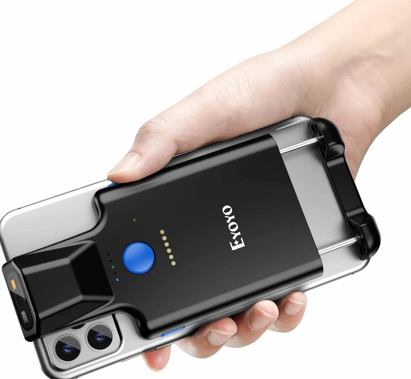 Eyoyo Bezprzewodowy Skaner Kodów Kreskowych Bluetooth 2D 1600 mAh Android iOS iPhone