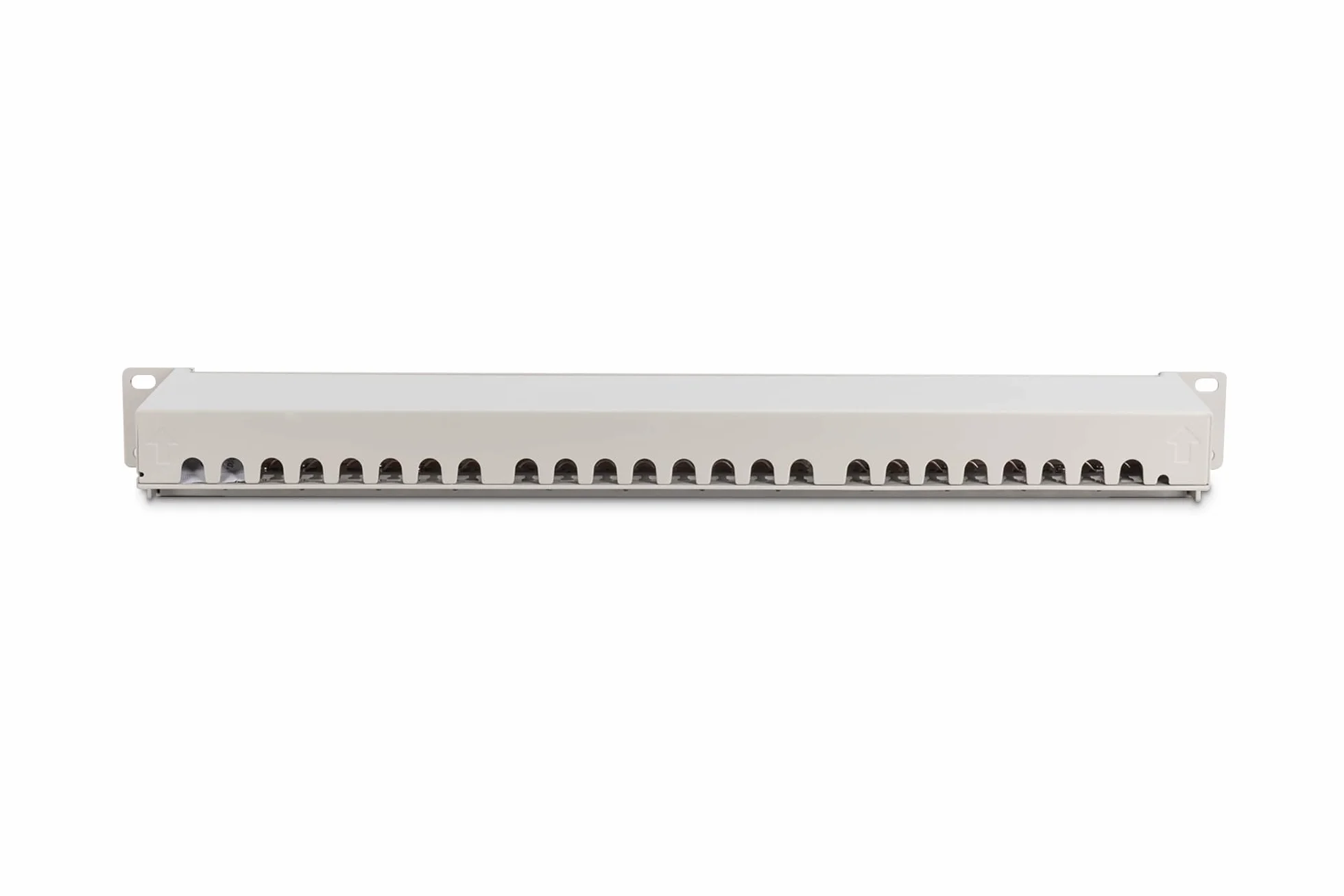 DIGITUS Patchpanel 19 cali Cat-6 24 porty RJ45 ekranowany LSA 1HE szary