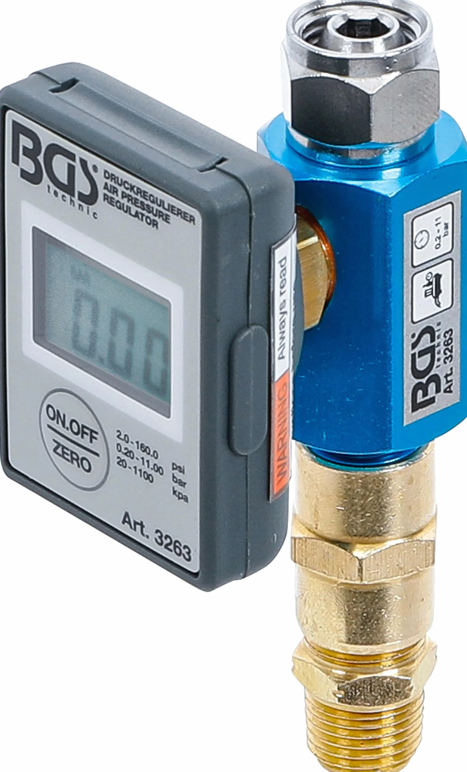 BGS 3263 | Regulator ciśnienia do sprężarek | 0,275 - 11 bar