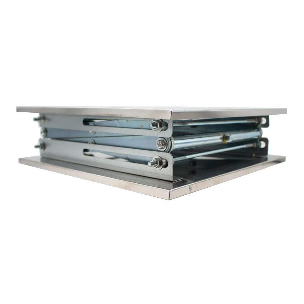 Toplionace 30x30cm Ręczny Stół Podnośny ze Stali Nierdzewnej 304, Laboratorium Stołu Przesuwnego Osi z 9-46 Cm śrubowa Platforma Podnosząca, Maksymalne Obciążenie 25 Kg