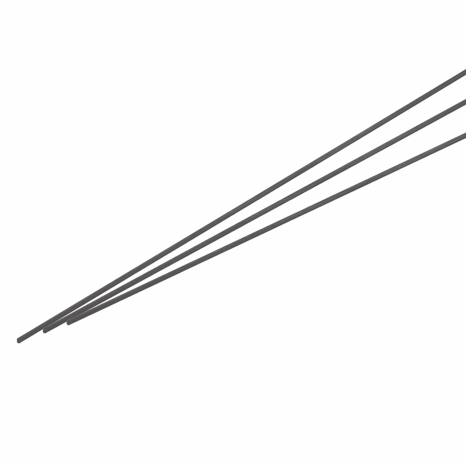 Pręt z włókna węglowego 1,5 mm x 300 mm do samolotów RC DIY 9 szt