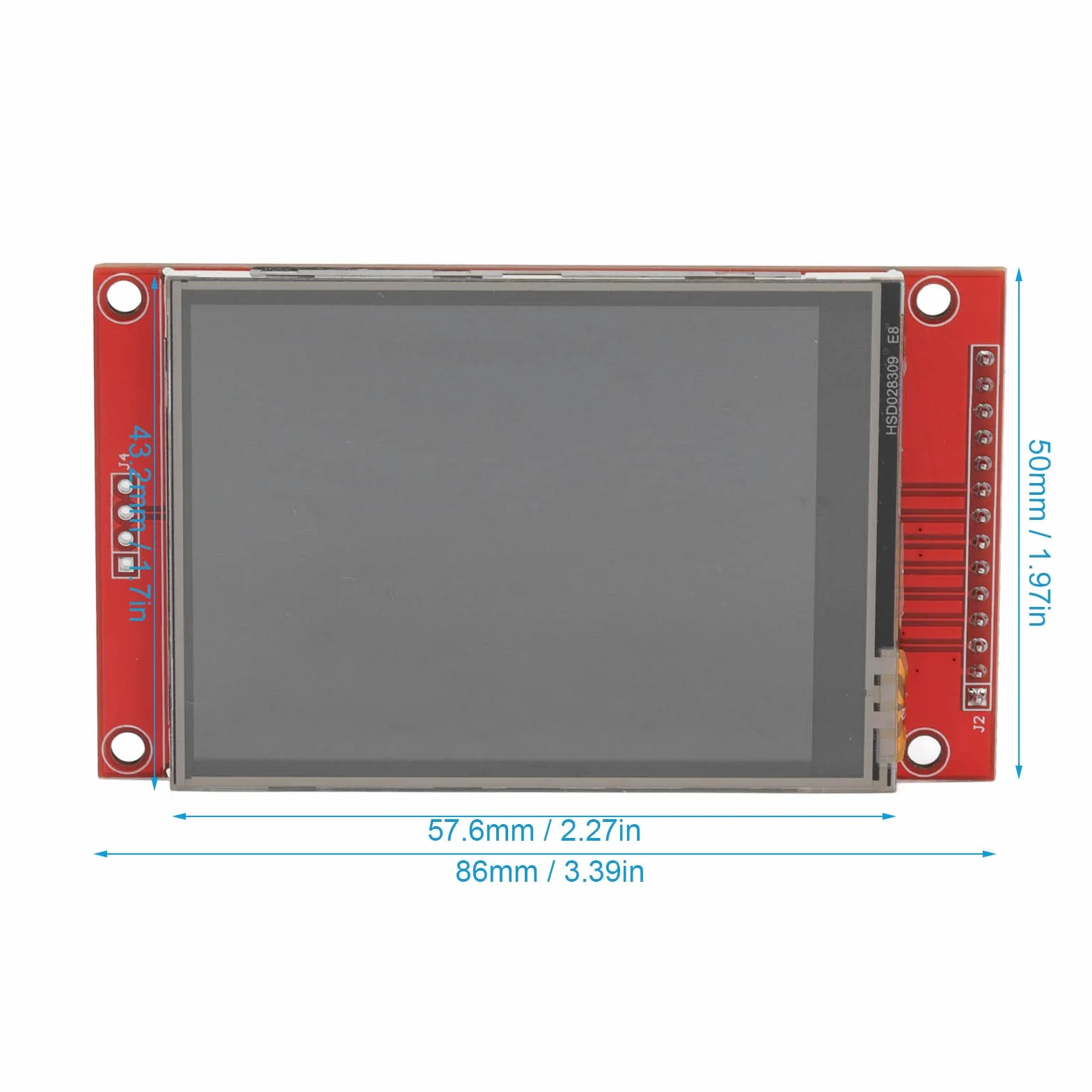 Moduł TFT, moduł wyświetlacza LCD, panel dotykowy SPI 9 IO z PCB 5 V 3,3 V ILI9341 240 x 320 rozdzielczość z długopisem