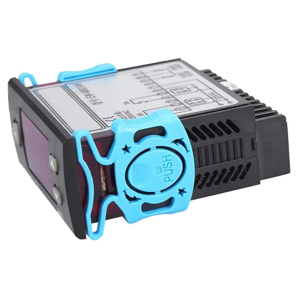Cyfrowy regulator temperatury 220 V EW-801AH 2-kanałowy czujnik do słonecznego podgrzewacza wody
