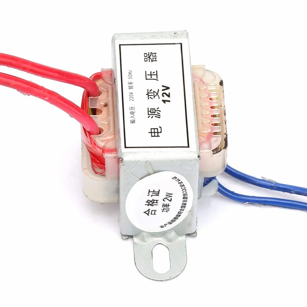 AC 12 V / 24 V napięcie wyjściowe 2 W wejście 220 V 50 Hz Single Power Transformer do samochodów osobowych, energii elektrycznej (12 V)