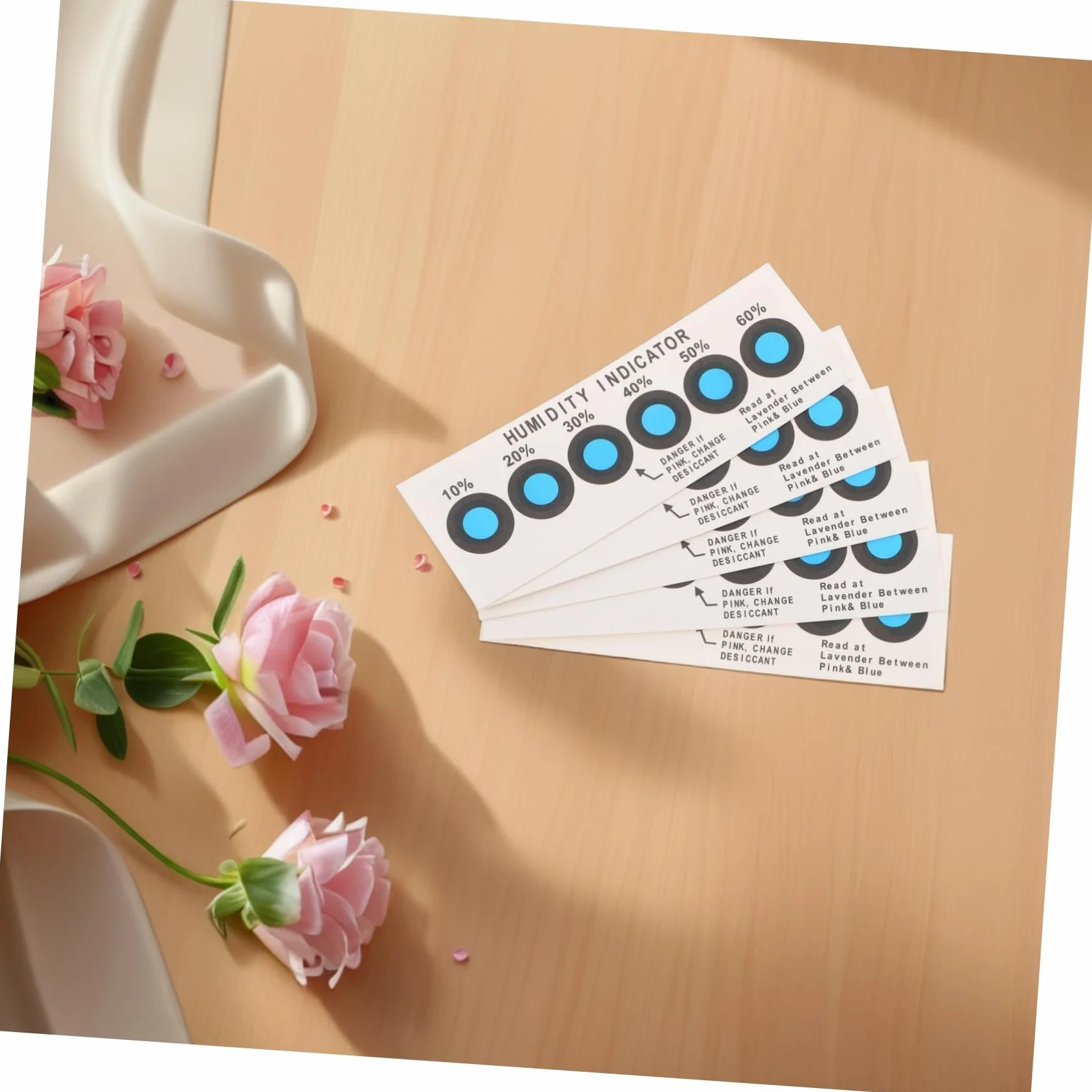 PartyKindom 20Pcs Wskaźnik Wilgotności Papieru Karta Testowa