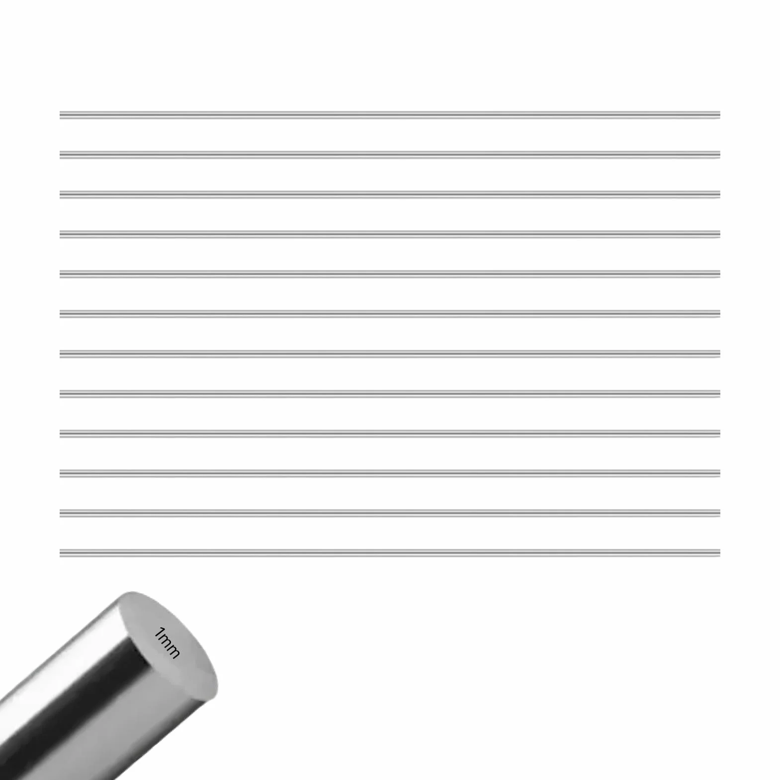 12 szt. prętów ze stali nierdzewnej 3 x 300 mm, pręty ze stali nierdzewnej 304, okrągłe pręty ze stali nierdzewnej, pręt stalowy, do samodzielnego wykonania, modelowania samochodu, samolotu