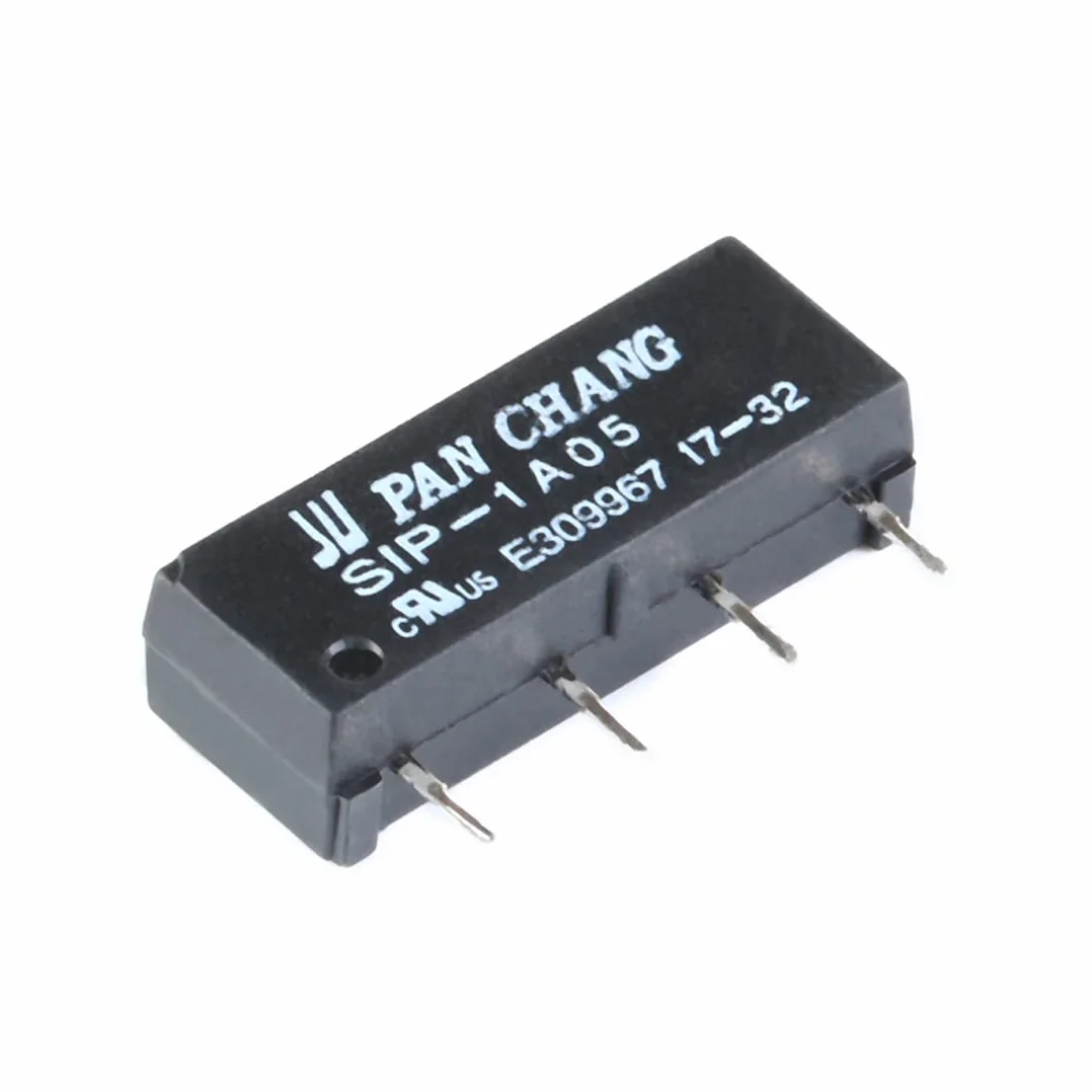 Hailege SIP-1A05 5 V Reed Switch Relay 5V SIP-1A05 Reed Relay Switch 4 piny DC Resistance 450-550 omów