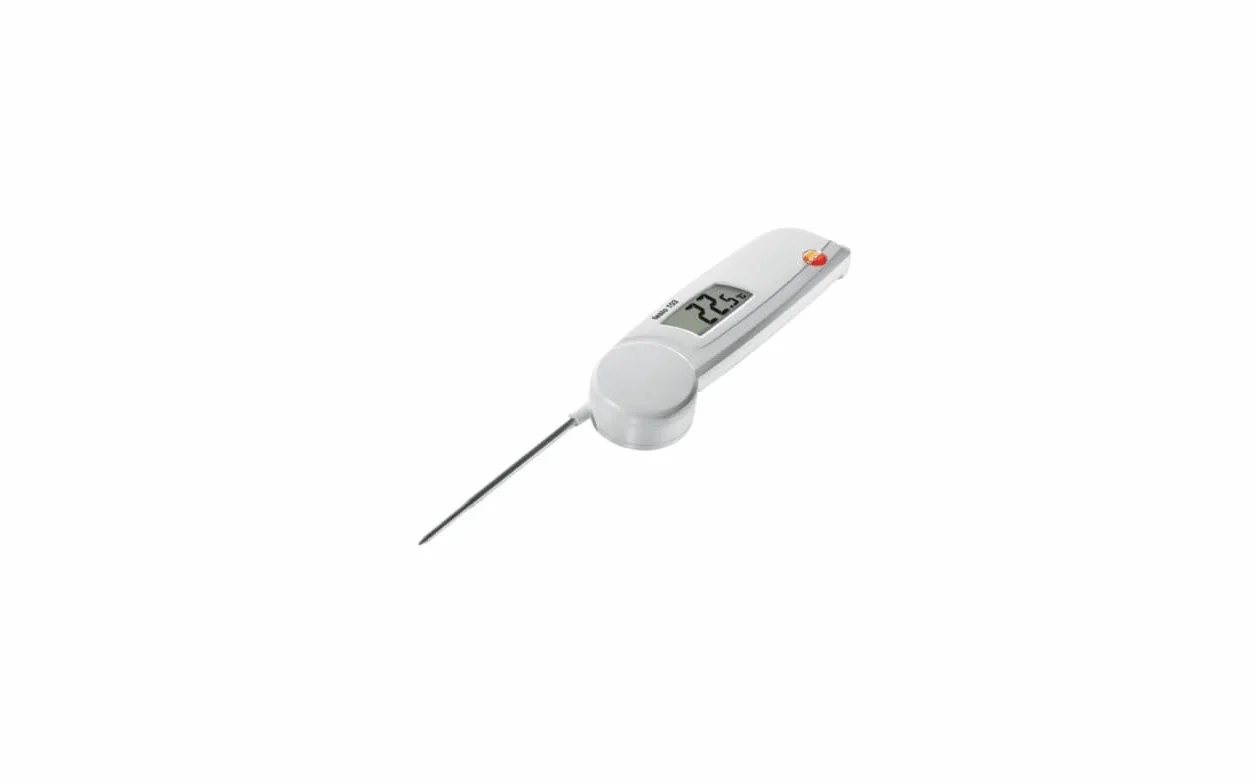 Testo AG 0560 0103 103 składany termometr, długość 11 cm, mały, klasa ochrony IP55, łącznie z bateriami