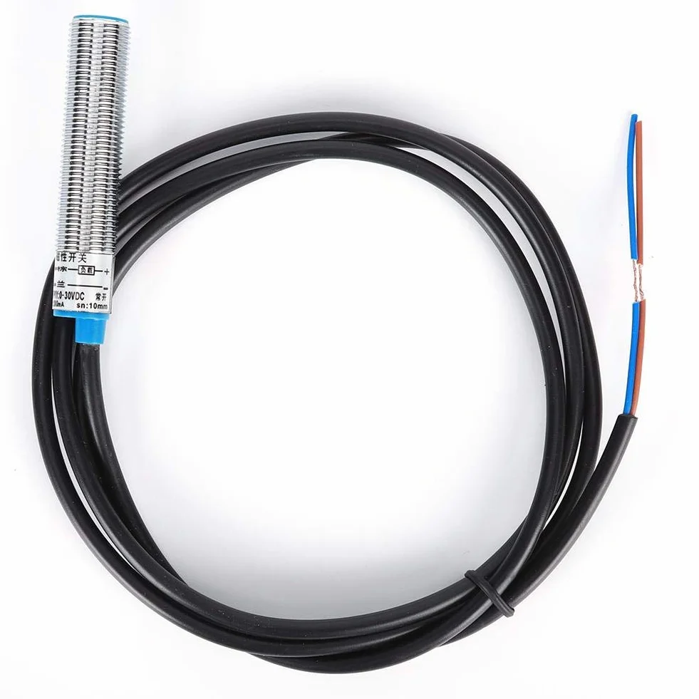 Czujnik zbliżeniowy indukcyjny GHG12-10A metal długi korpus DC 0-35V