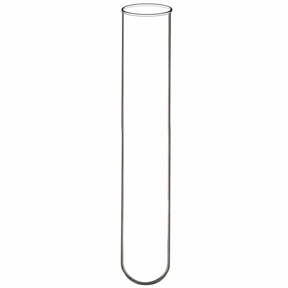 Labasics 15 sztuk probówek szklanych ze szkła borokrzemowego, okrągłe dno, 30 mm OD x 165 mm