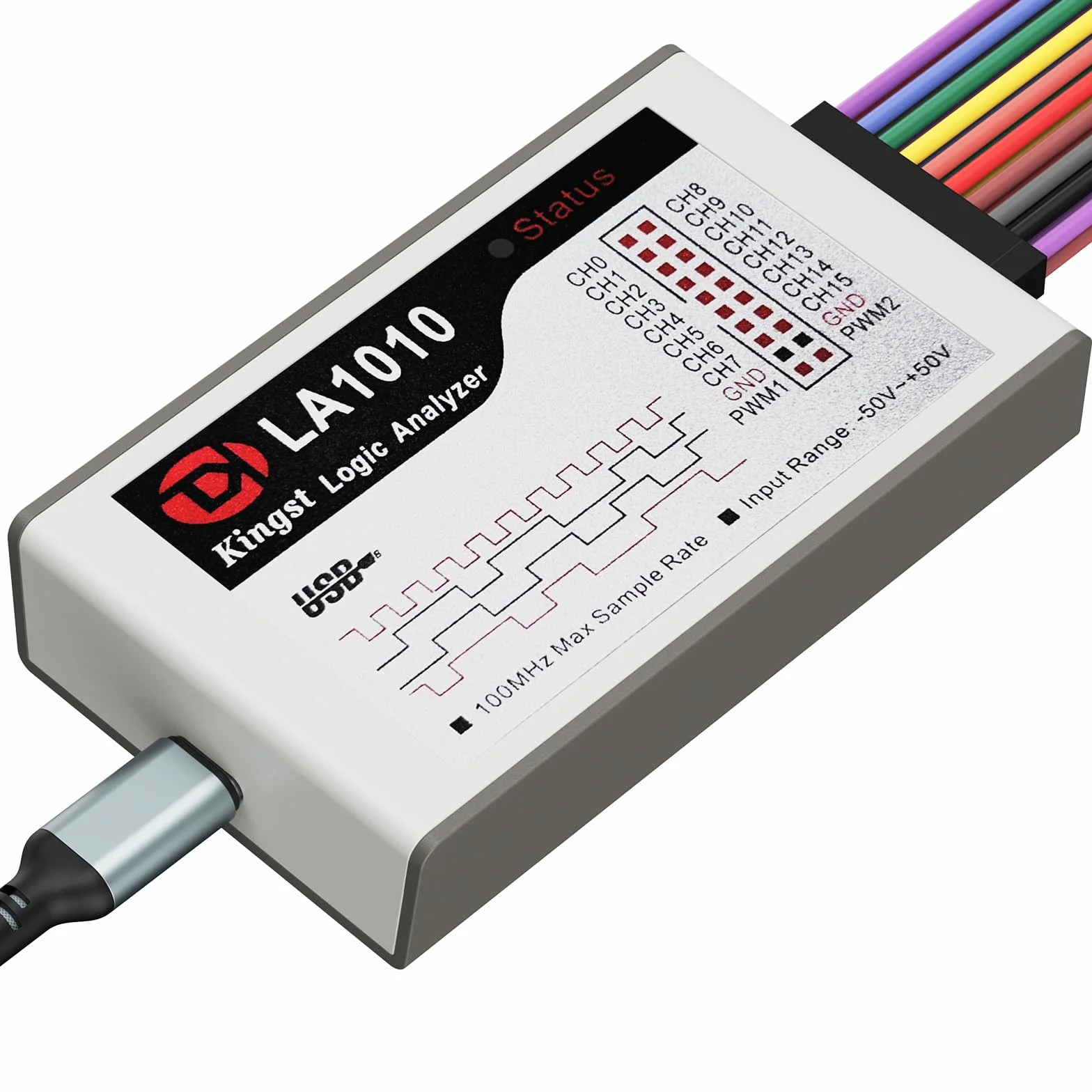 InnoMaker LA1010 USB Analizator Logiczny 16 Kanałów 100MHz Przenośny
