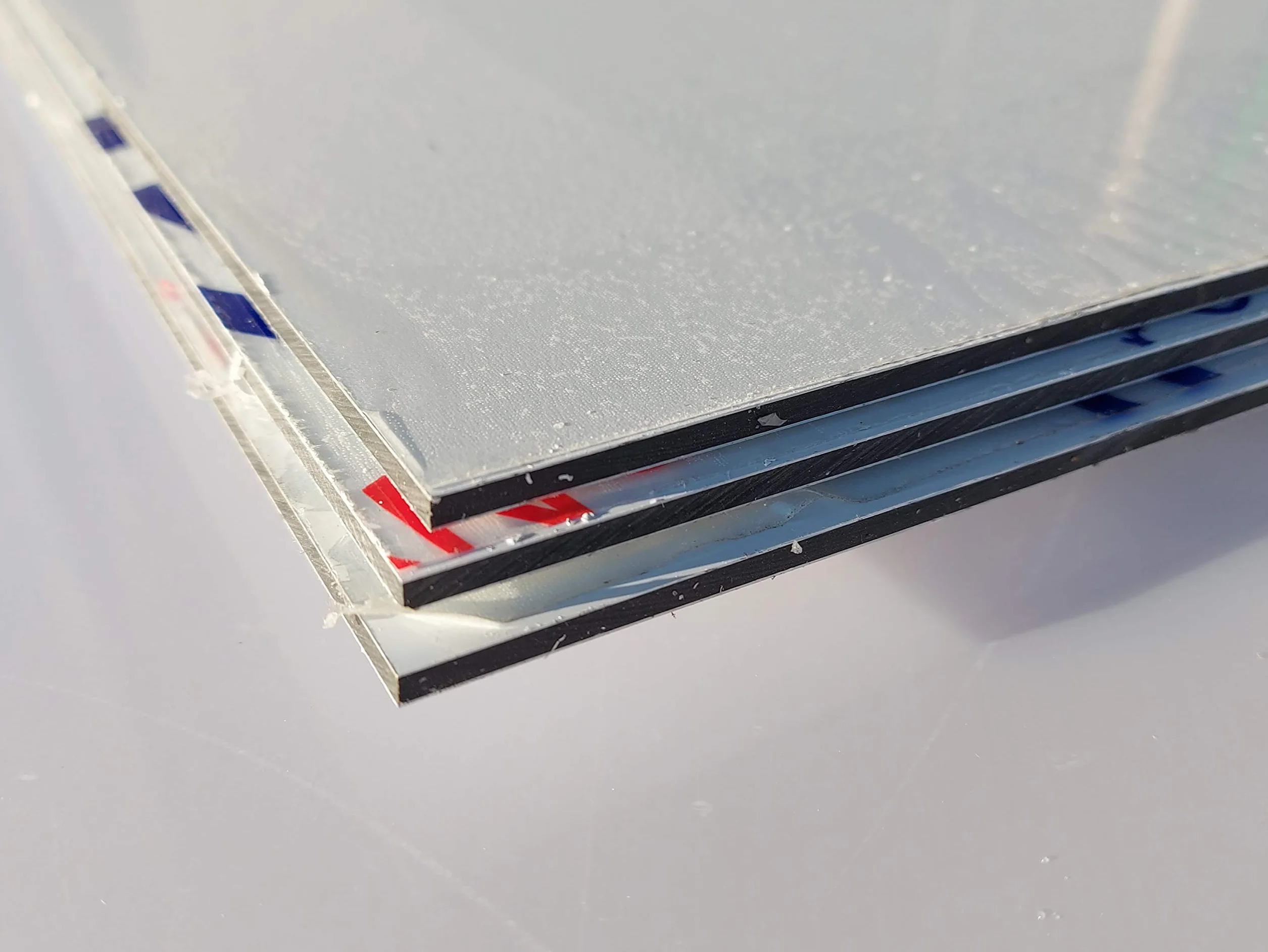 Płyta kompozytowa aluminiowa 1000 x 500 x 4 mm Aluminiowa płyta kompozytowa na miarę