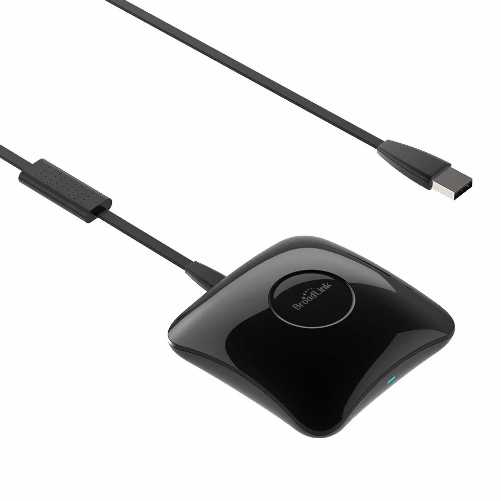 Broadlink RM4 pro inteligentny koncentrator zdalnego sterowania IR/RF z kablem czujnika, WiFi IR/RF Blaster do inteligentnej automatyki domowej, telewizora, kurtyny, pilota zdalnego sterowania