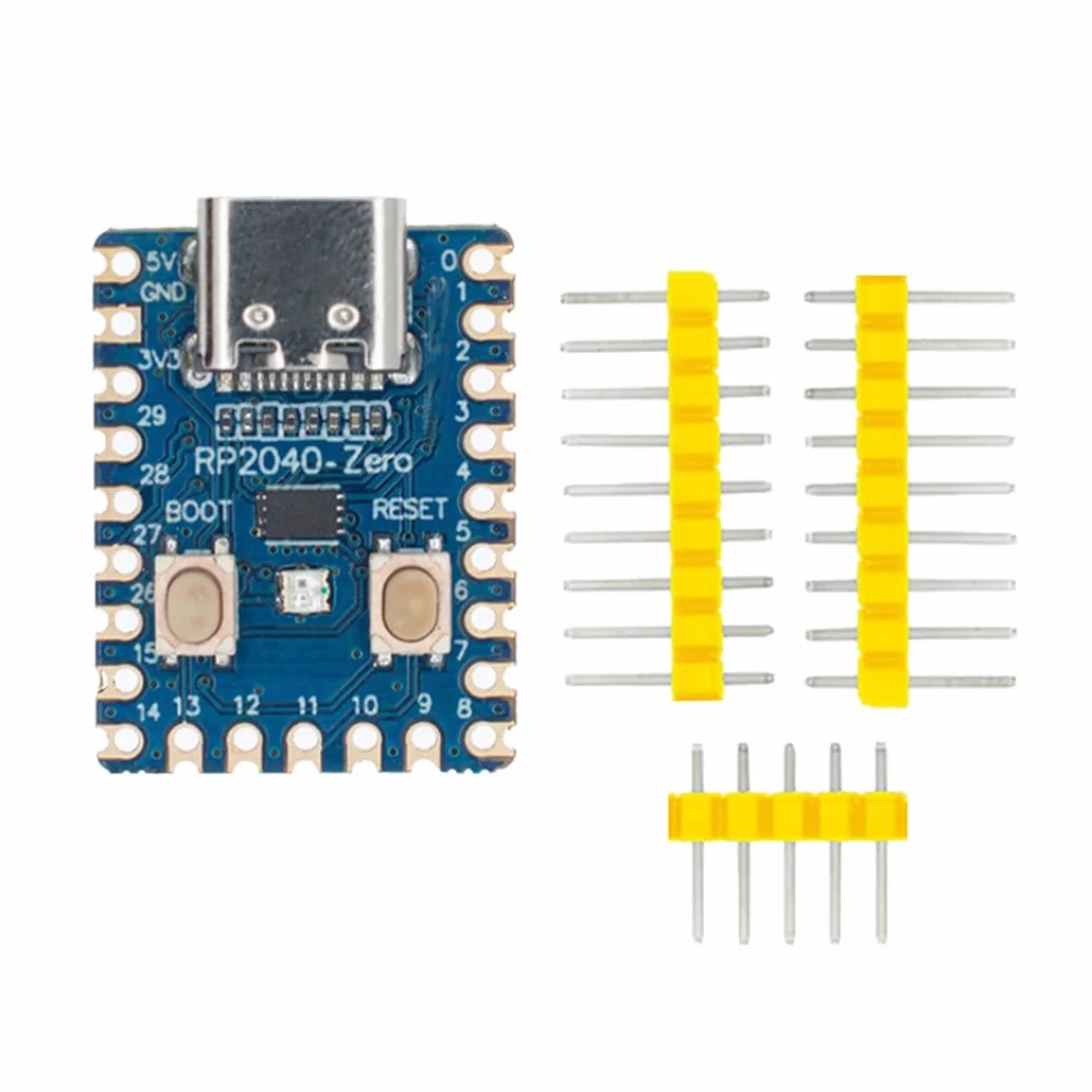 Hailege RP2040-Zero PICO płyta rozwojowa RP2040 mikrokontroler dwurdzeniowy procesor 264 KB Cortex M0+ 2 MB Flash Pin (z nielutowanymi pinami)