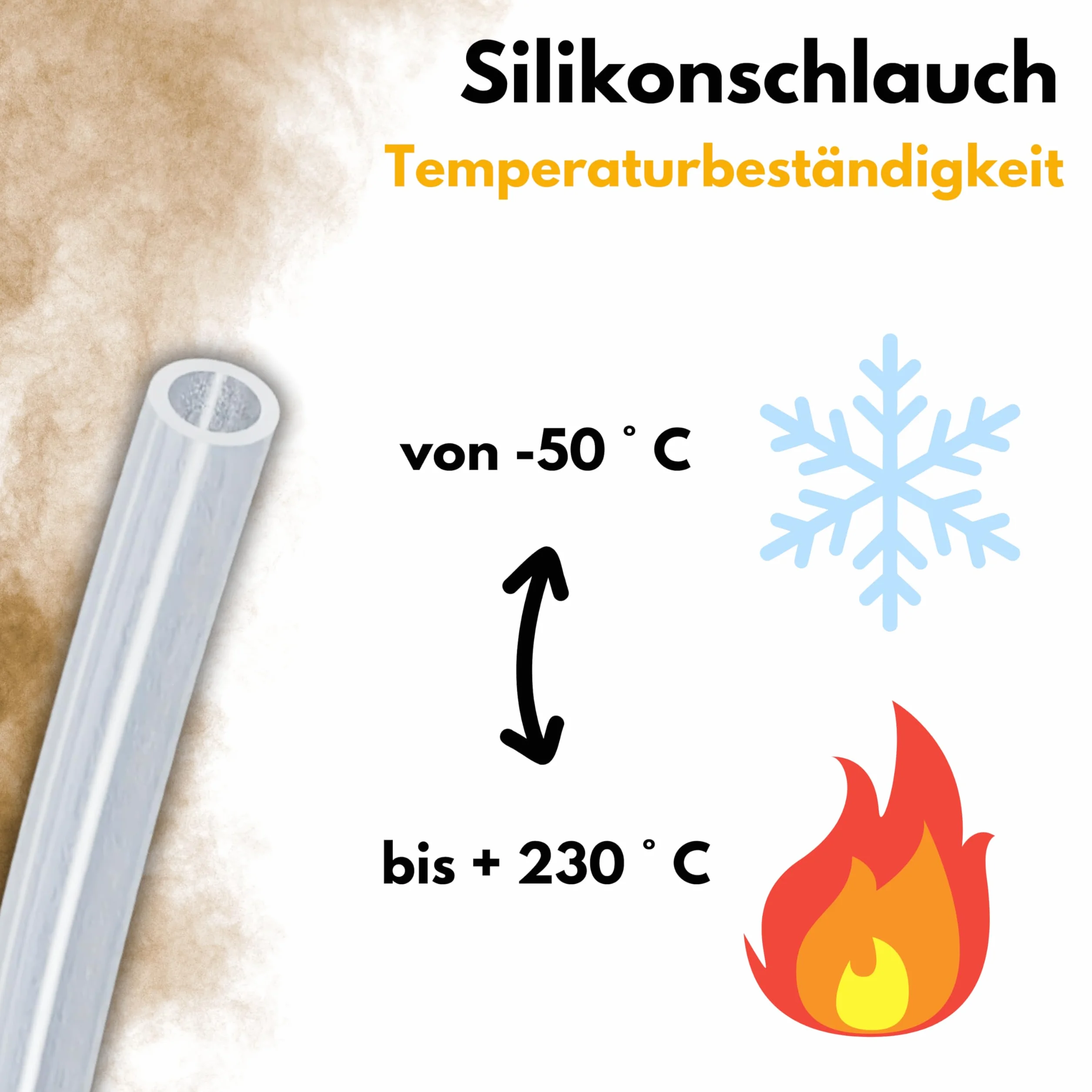 wąż silikonowy, 50 rozmiarów, towar na metry, jakość dostosowana do kontaktu z żywnością, odporny na wysokie temperatury, wymiary: 5 x 8 mm