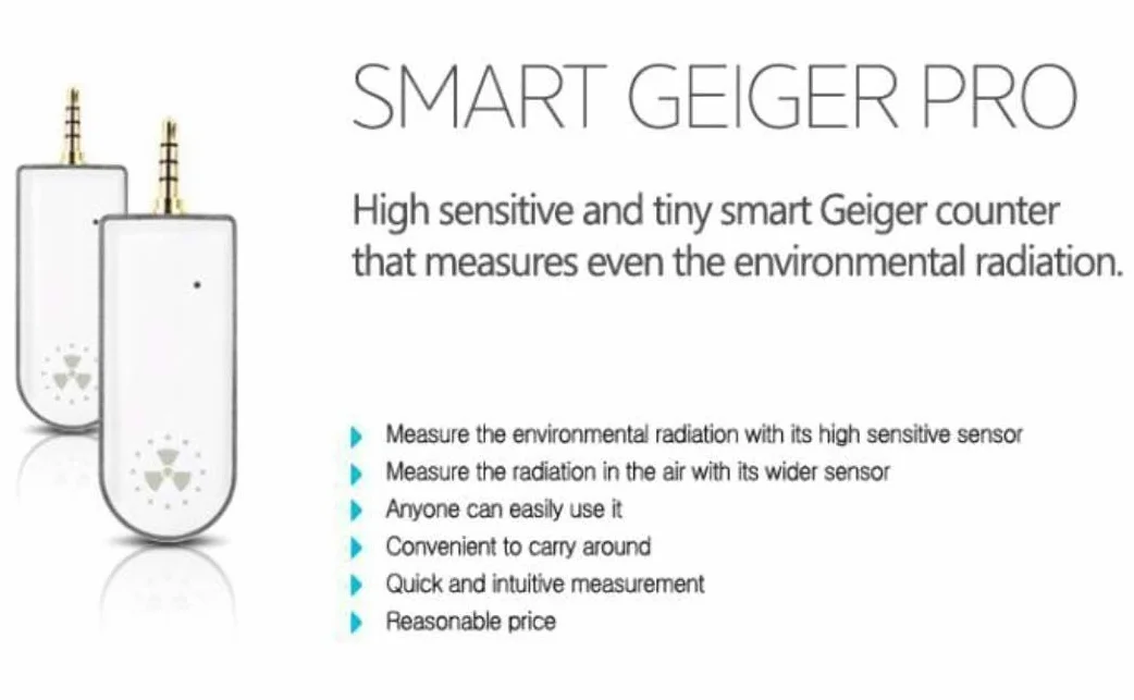 Pro SGP-001 - licznik Geigera do smartfonów z systemem Android i iOS, detektor promieniowania, czujnik promieniowania, miernik promieniowania