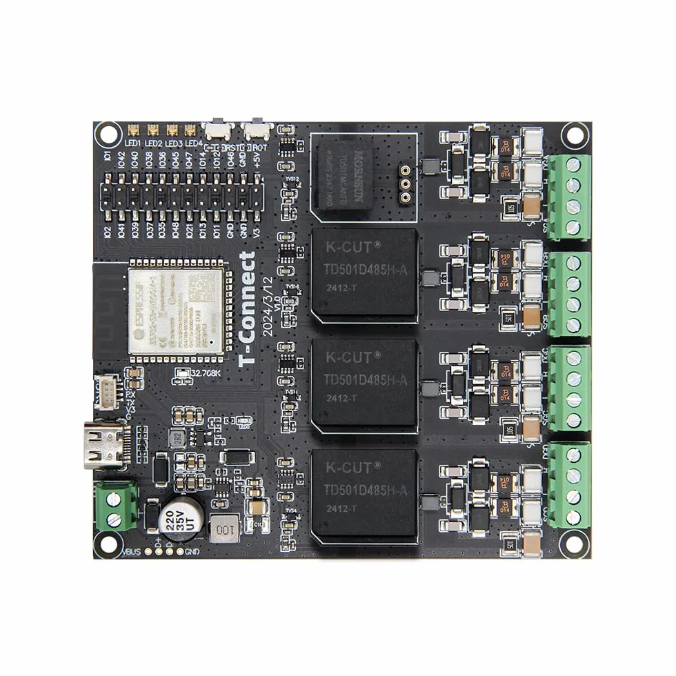LILYGO T-Connect ESP32-S3 IOT TTGO płyta rozwojowa z modułem RS485/CAN obsługuje cztery zestawy danych wyjściowych