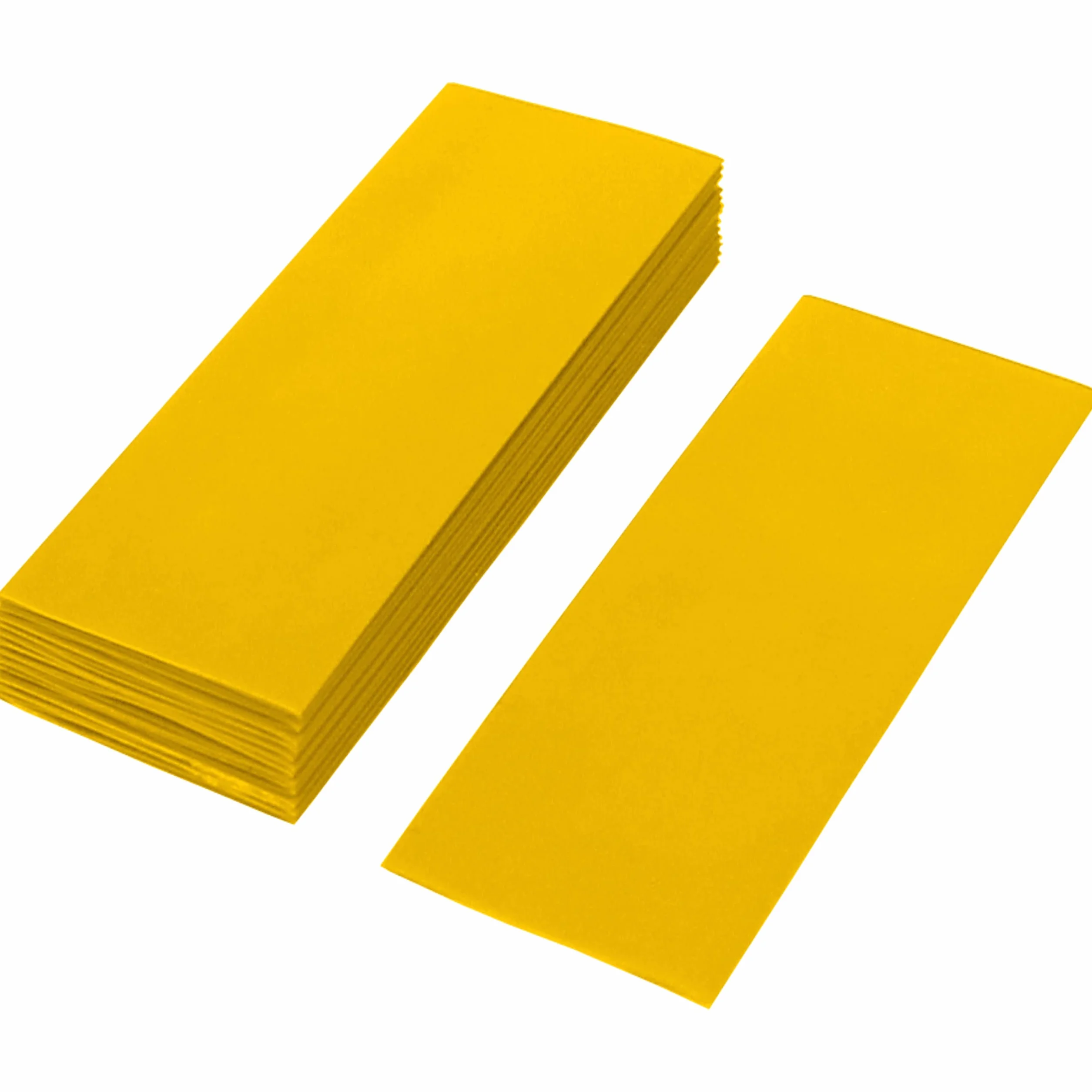 ISOLATECH 20 rurek termokurczliwych PVC pociętych na kawałki 72 mm żółty bez kleju płaskie rozmiar współczynnik skurczu 2:1 do izolacji akumulatorów 18650 bez etykiety (Ø19,1 mm 72 mm)